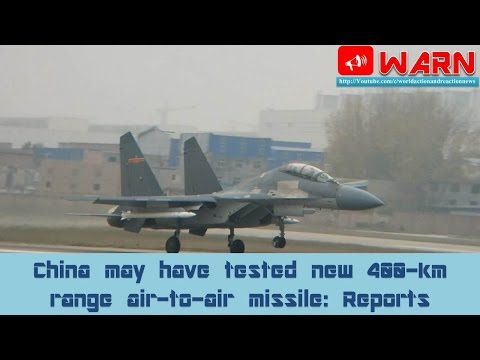 China may have tested new 400-km range air-to-air missile: Reports