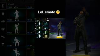 Lol Emote Free Fire Return.