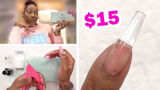 Trying the CHEAPEST NAIL KIT on AMAZON