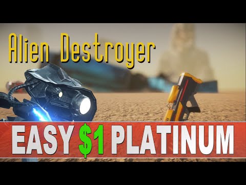 Easy & Fast $1 Platinum Game | Alien Destroyer Quick Trophy Guide | 2x Platinum - Stackable EU - NA