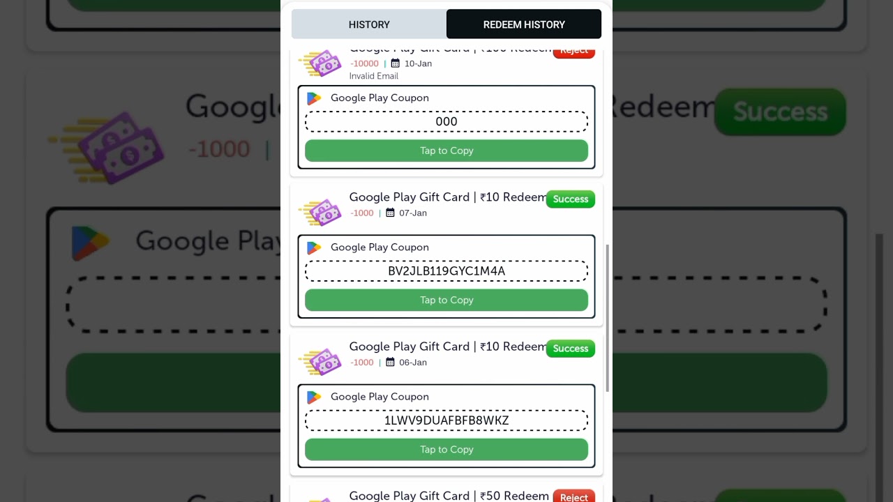 Free redeem code google play 🎁 card 2 dino me 