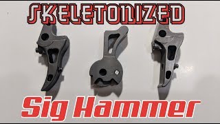 A quick look: Armory Craft skeletonized Sig P-series hammer
