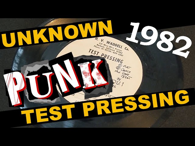Unknown PUNK Test Pressing 1982: Help Me Identify! #VC Vinyl