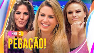 Fernanda, Anamara E Natália Curtem Charme Com Selinho, Tombo E Muita Pegação Bbb 13