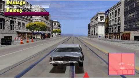 Driver 1 PS1 Cheats Insane Felony Gameplay San Francisco