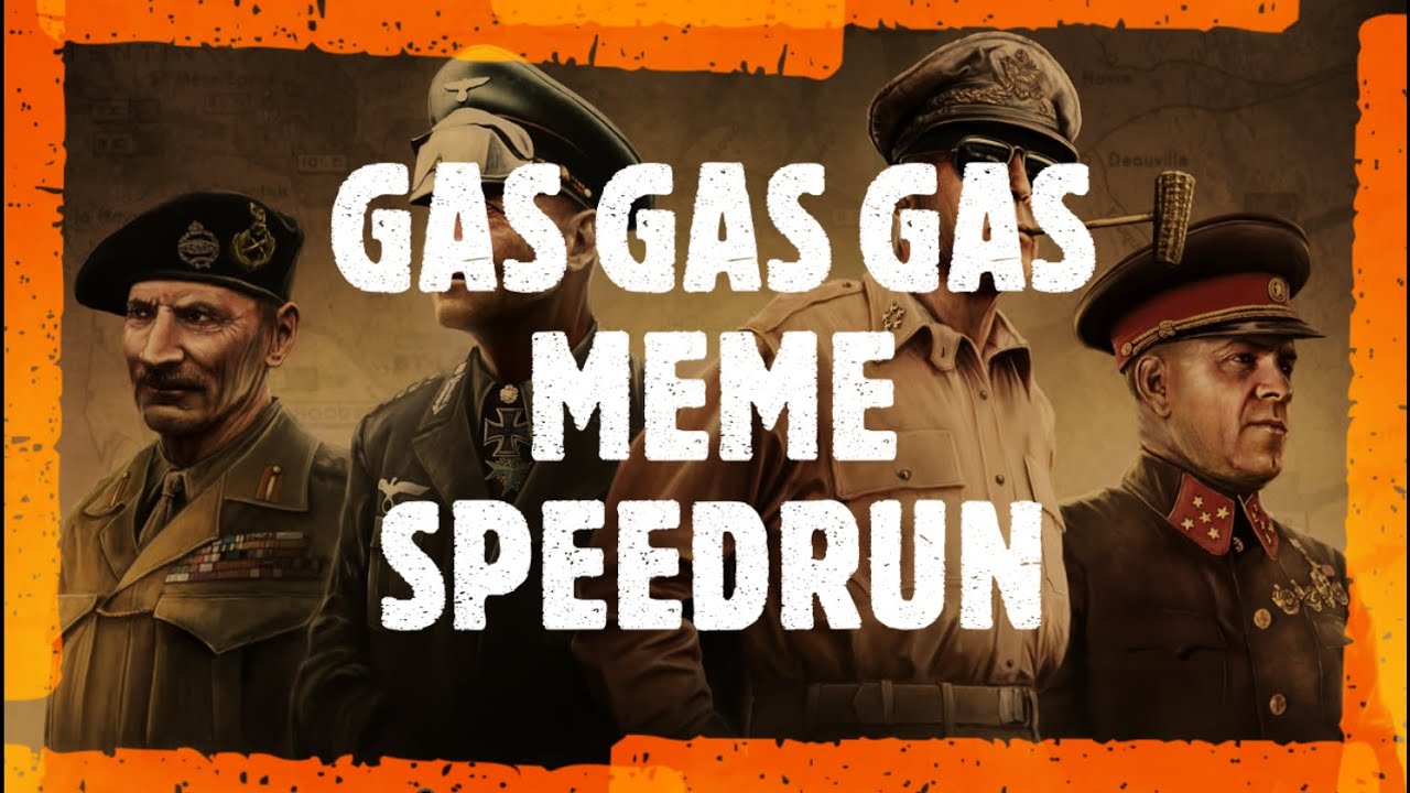 GAS GAS GAS SPEEDRUN GERMANY 1000% SPEED | Hearts of Iron IV