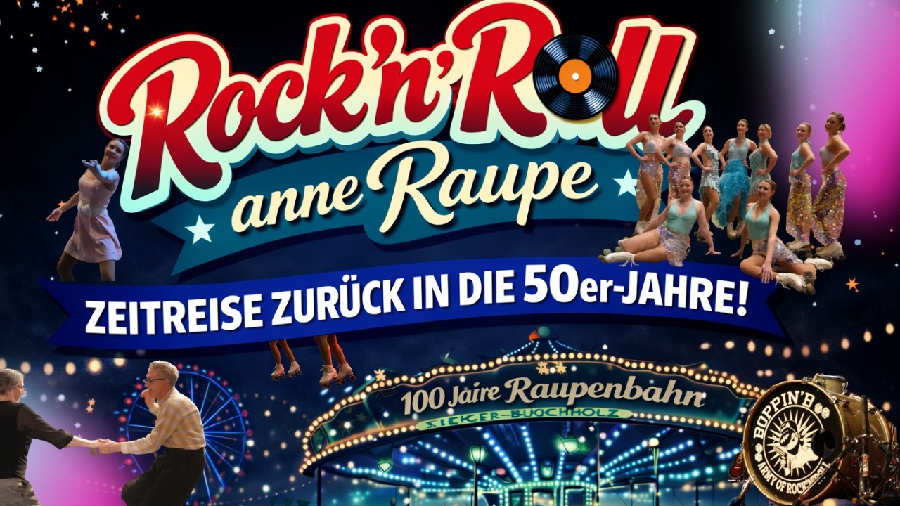 Historischer Jahrmarkt Bochum: Rock´n Roll, Raupe & Heiratsantrag