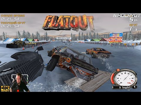 Видео: Ледовое побоище! ► Flatout 1 ► Прохождение #2