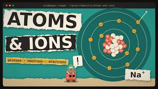 Chemistry - Atoms & Ions | Protons, Neutrons, Electrons #chemistry #gcse #atom