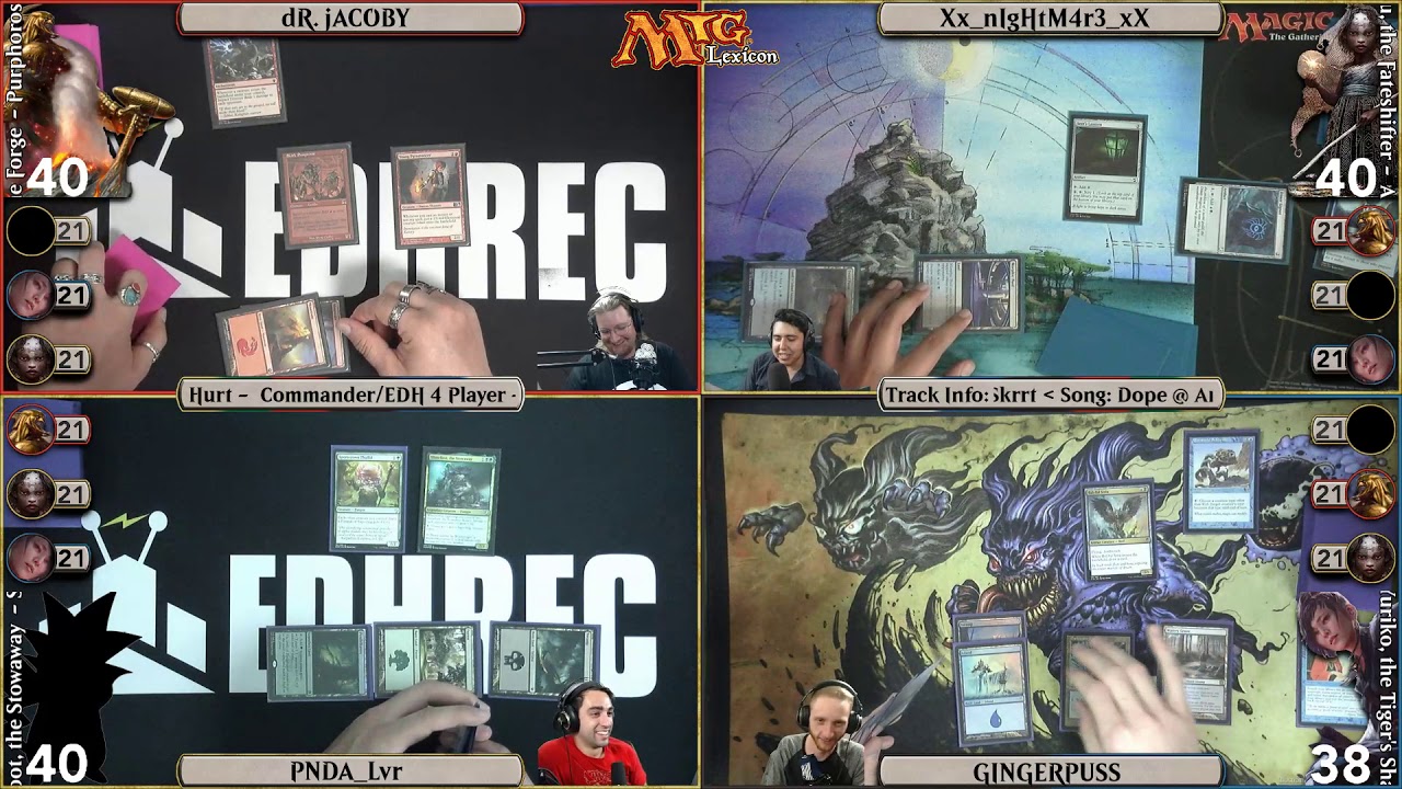 games people play Purphoros VS Aminatou VS Yuriko VS Slimefoot | S3E34.3 - Commander/EDH FFA | Physical MTG gameplay