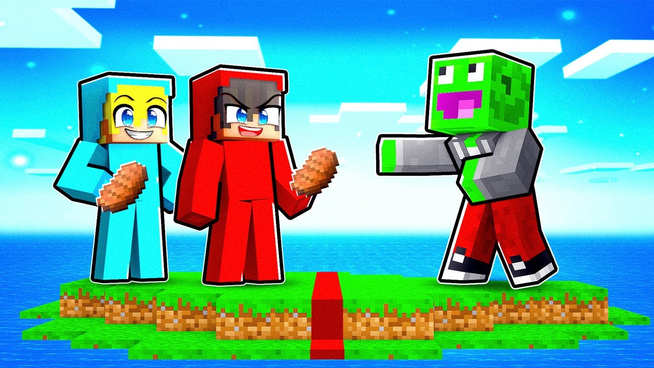 PODZIELIŁEM WYSPĘ NA PÓŁ w Minecraft! *KONIEC PRZYJAŹNI*