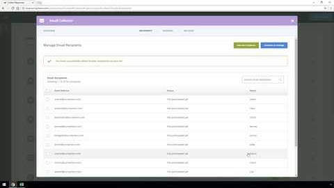 Add recipients from Excel to a SurveyHero email invitation