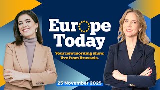 Watch Live: Europe Today — Margrethe Vestager, EU digital czar, reacts to tense EU-US trade talks