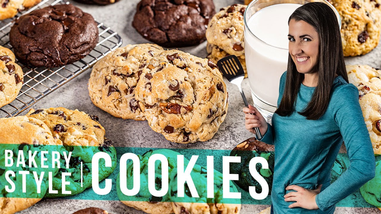 Bakery Style Cookies (6 Flavors!) - YouTube