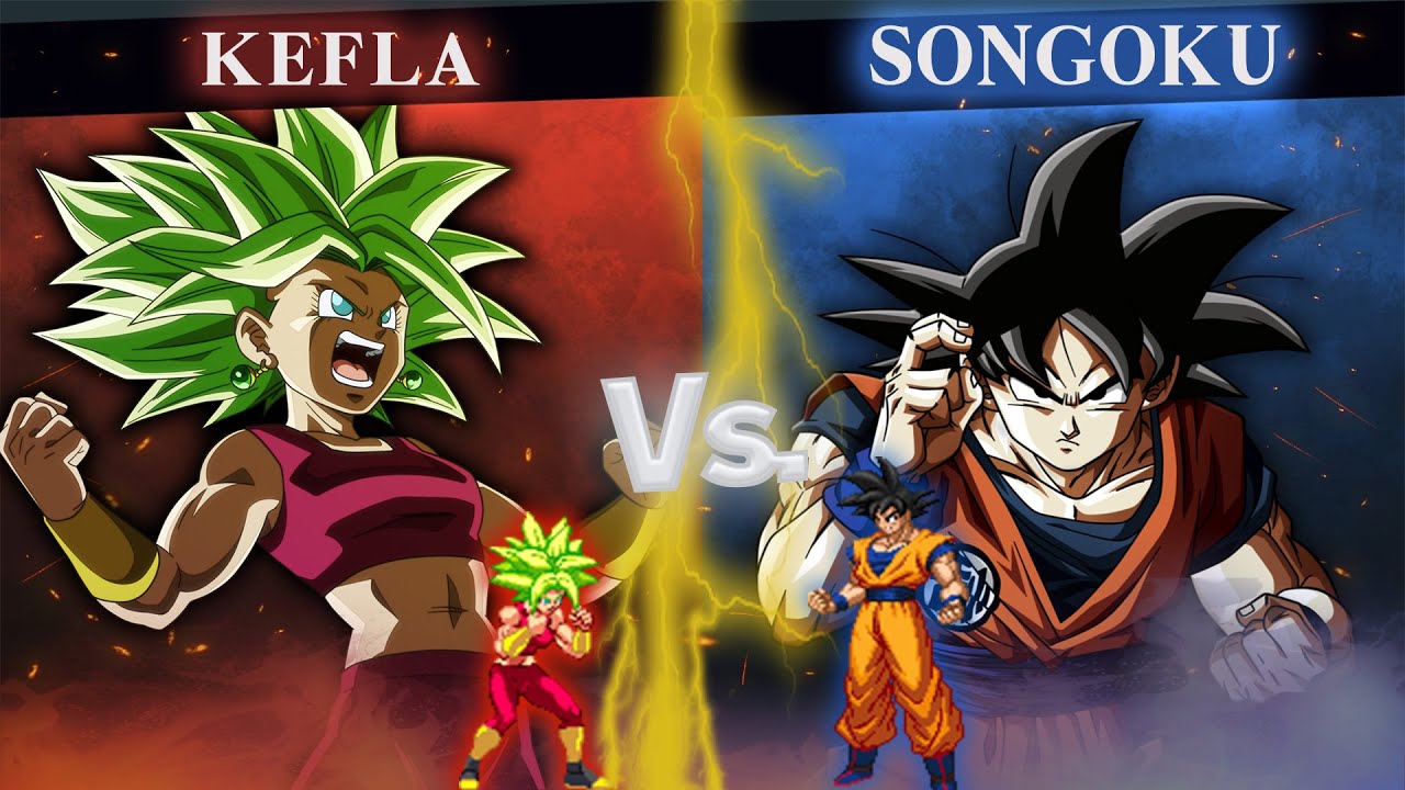 [MUGEN] AI BATTLE - Kefla (ridiculous op) vs Songoku
