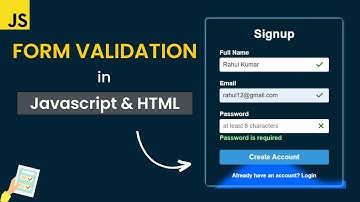 JavaScript Form Validation for Beginners