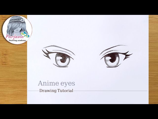 How to Draw Anime Eyes Step by Step - Crafty Morning