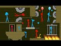 Red and Blue , Stickman Animation - All Part 15 - 25