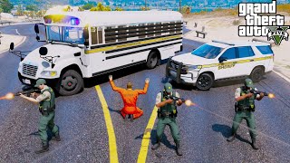 Transporting The Most Wanted Prisoner In GTA 5