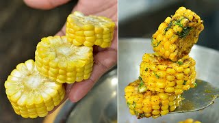 चटपटीत मसालेदार मक्का चविला खुपच भन्नाट किती सोपी पद्धत आहे नक्की पहा | Corn Chatpatit