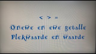 Wiskunde Graad 4 Hersiening