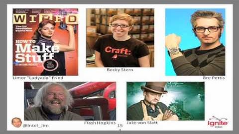 Hackers vs Makers - @Intel_Jim speaks at Ignite Intel