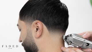 💈 RELAXING BARBER TUTORIAL! TAPER FADE/ BEARD LINEUP.