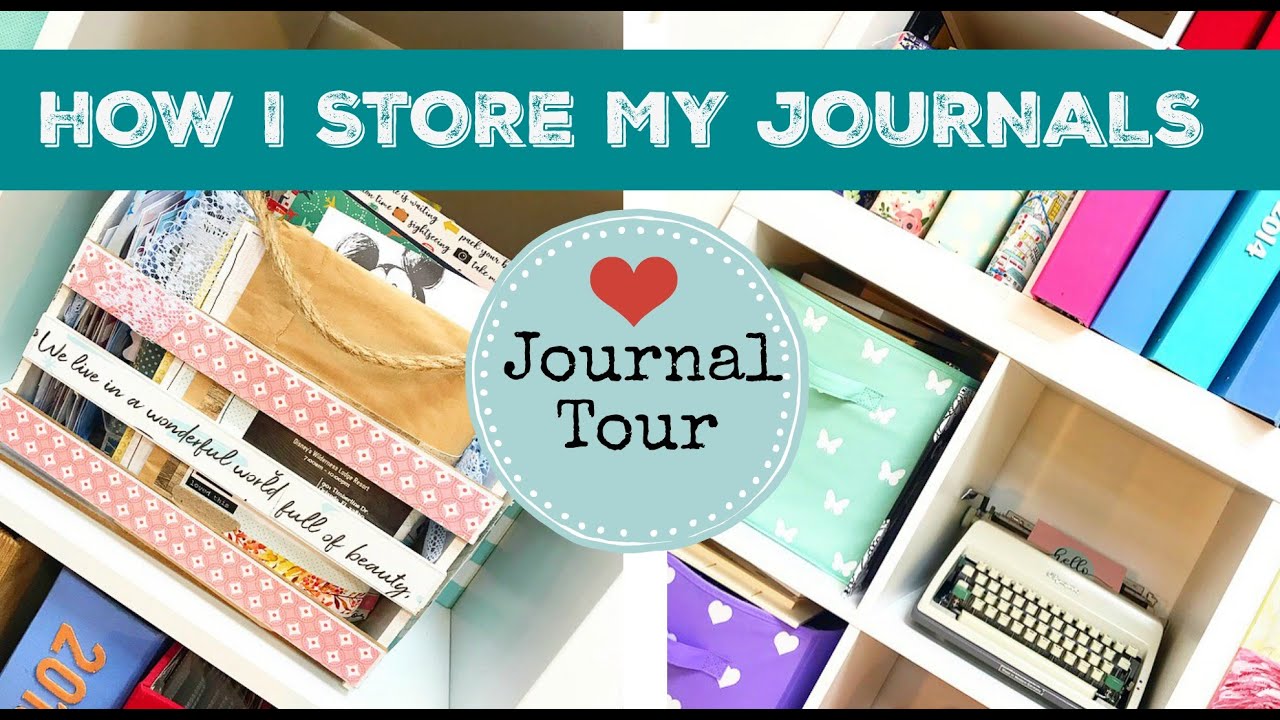 HOW I STORE MY JOURNALS A Tour Of My Journals YouTube
