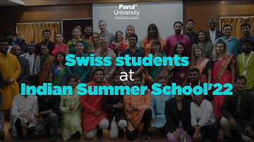 Welcoming Swiss students for Young Entrepreneur Exchange Program || Parul University