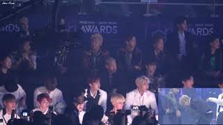 2018 MGA Wanna One & Generations from Exile Tribe reaction to BTS I'm Fine