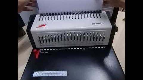 Geomaster GM2500 III Heavy Duty Binding Machine