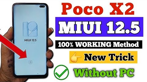 Poco x2 Frp Bypass | Miui 12.5 | Poco X2 Google Account Bypass Without PC | New Method 2025