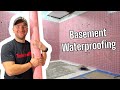 How to waterproof basement walls. EASY DIY.