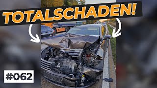 TOTALSCHADEN nach Unfall auf Autobahn und im TOTEN WINKEL eines LKWs fahren | #GERMAN #DASHCAM | #62