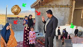 Marriage proposal to Fereshteh by Taqi on behalf of Mahmoud's employer