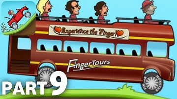 Hill Climb Racing Walkthrough Gameplay Part 9 - TOURIST BUS (Android, iOS)