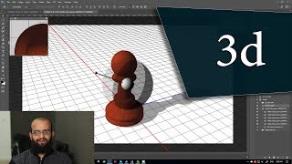 تصميم 3d بالفوتوشوب - وشرح قسم الثري دي والتصميم ثلاثي الأبعاد في الفوتوشوب Photoshop 3d design