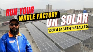 100 kw System Installed in Plastic Factory || Inverex System || 100 kw Ongrid System