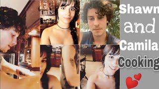 Shawn mendes and camila cabello Cooking and Shawn insta live ~new #shawmila ❤️