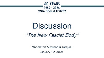 Dagmar Herzog, Lorenzo Benadusi, Darcy Buerkle, "Discussion: The New Fascist Body"
