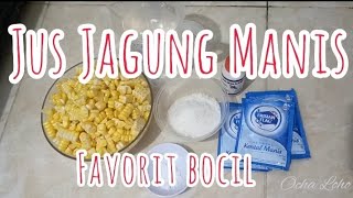 Jus Jagung Manis favorit para bocil