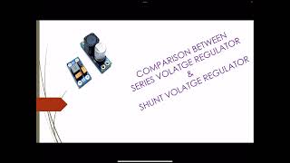 Comparison between series & shunt voltage regulator| regulator|electronics |Electronics xpresstop