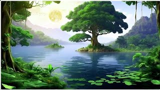 Realistic Jungle Lake Background Video Effects HD | Jungle Lake Animated Background Animation
