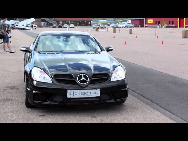 Mercedes-Benz SLK55 AMG Black Series 1 of 100, fly by's and acceleration class=