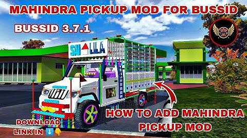 How to add Mahindra Pickup Mod For Bus Simulator Indonesia || Mahindra Pickup Mod For Bussid 3.7.1 |