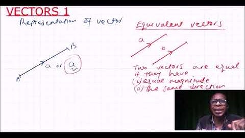 INTRODUCTION TO VECTORS 2 FORM 2 KCSE FULL TOPIC