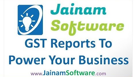 GST Reports | Jainam Software