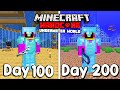 I Survived 200 Days Of Hardcore Minecraft, In An Underwater World...