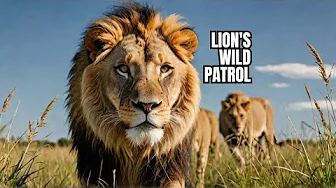 King of the Wild: Lion’s Fearless Patrol Caught on Camera