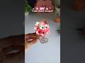 DIY paper flower bouquet | mini paper flower bouquet#handmade #diy #craft #gift #diyideas#shorts